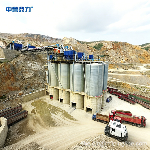 Гатовая сістэма вытворчасці агрэгатаў для праектаў 1500 TPH